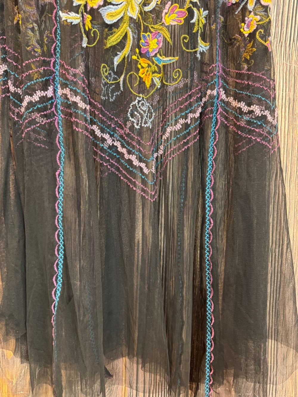 Sundance Lady Annie Embroidered Mesh Dress - Picture 5 of 12